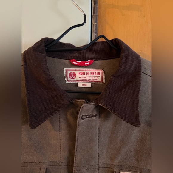 Iron & Resin Brown Jacket for Men - Picture 4 of 11